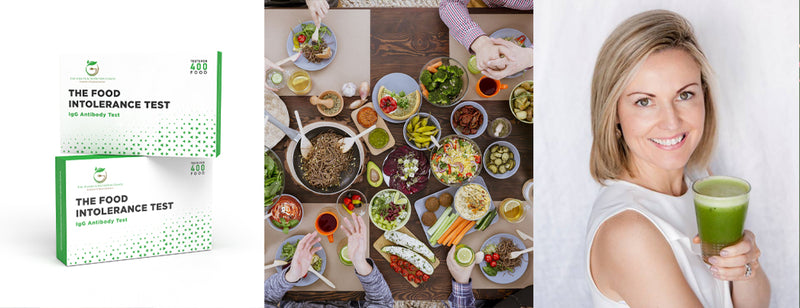 Food intolerances test and selection of healthy foods