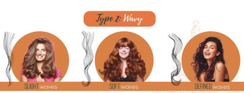 unique curly types, type 2 - wavy