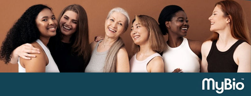 healthy and happy menopausal women