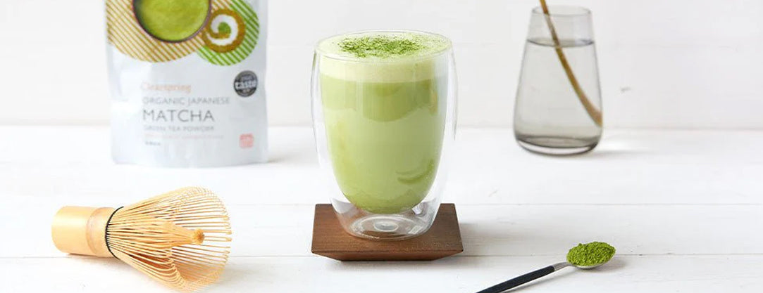 Clearspring Matcha Latte with Plant Milk | Evergreen Healthfoods