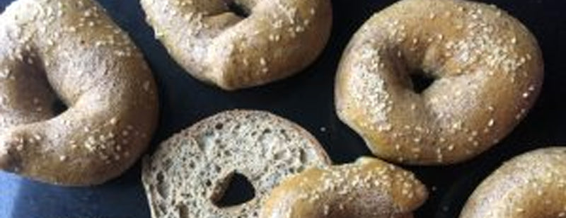 freshly baked keto Bagels