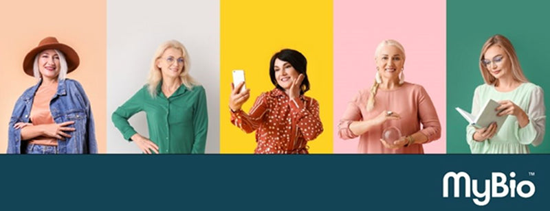 5 healthy, happy perimenopausal women