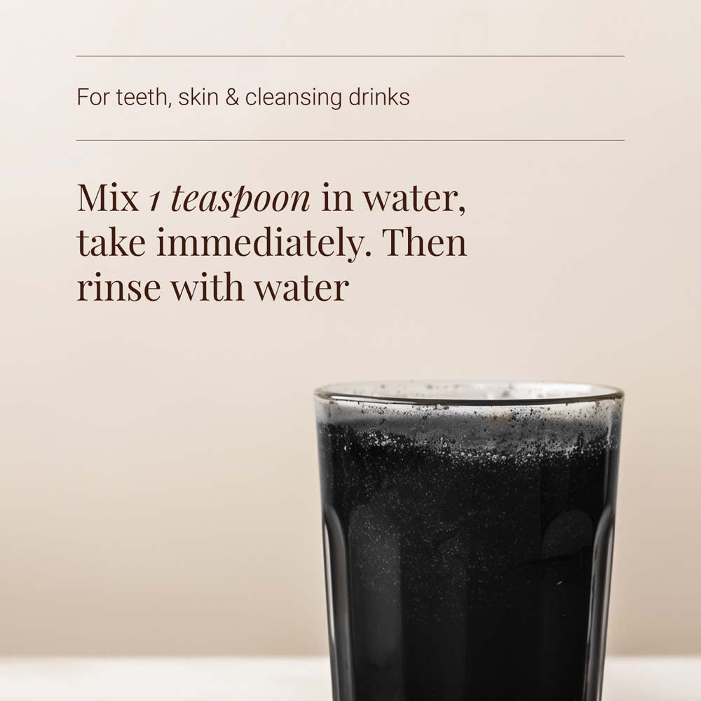 Kiki Health Activated Charcoal directions