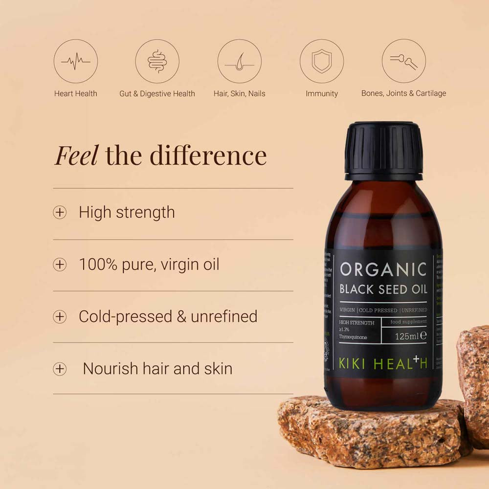 Kiki Health Black Seed Oil benefits