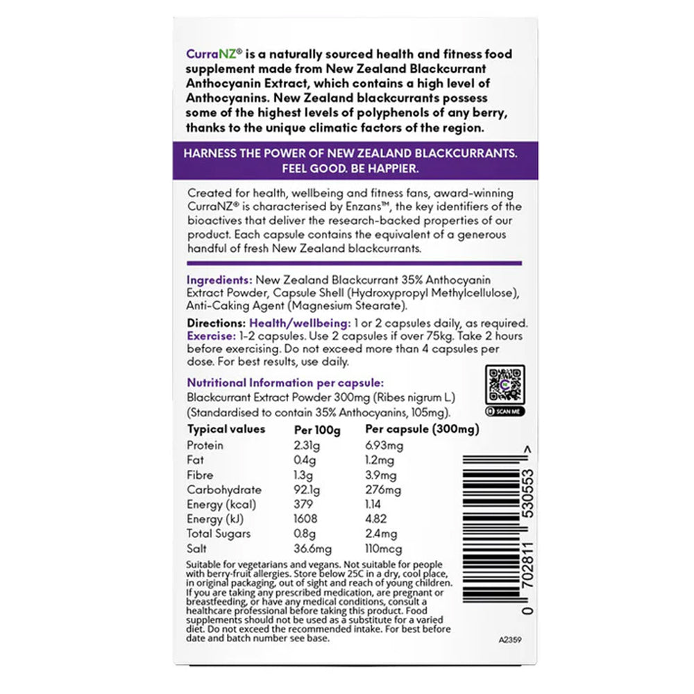 CurraNZ New Zealand Blackcurrant Extract