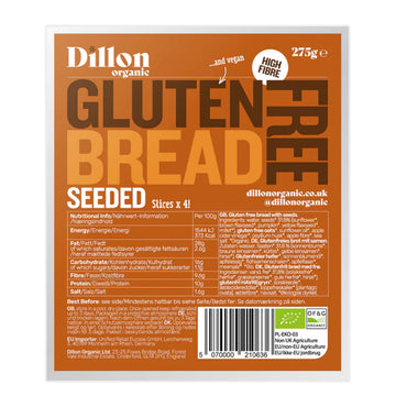 Dillon Organic Sliced Gluten Free Seeded Bread