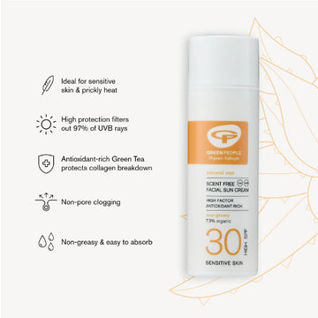 Green People Scent Free Facial Sun Lotion SPF 30