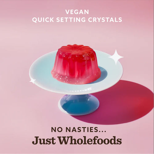 Just Wholefoods Vegan Raspberry Jelly Crystals