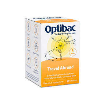 Optibac Probiotics For Travelling Abroad box