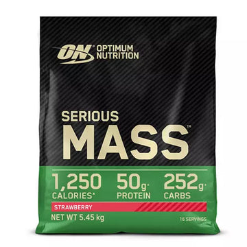 bag of Optimum Nutrition Serious Mass - Strawberry