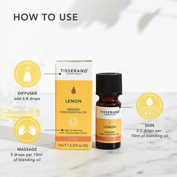 Tisserand Organic Lemon Essential Oil