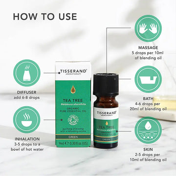 Tisserand Organic Tea Tree Pure Essential Oil