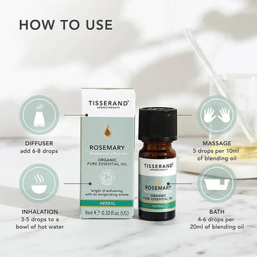 Tisserand Organic Rosemary Essential Oil