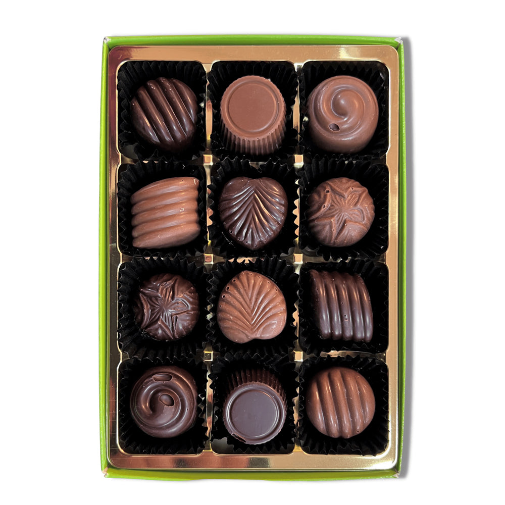 Wilde Irish Chocolates Dark and White Chocolate Assortment