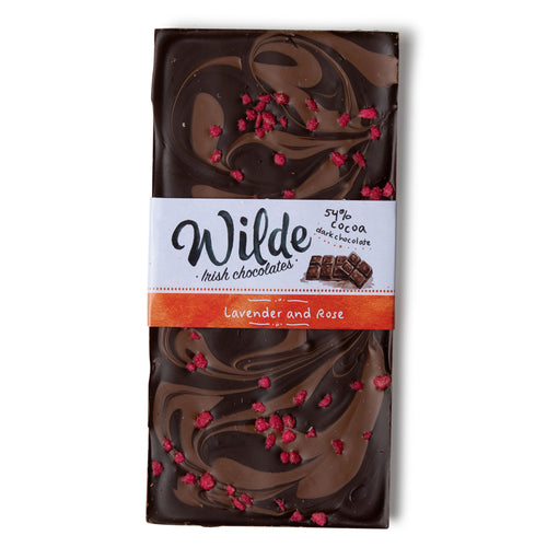 Wilde Irish Chocolates Lavender & Rose Chocolate Bar
