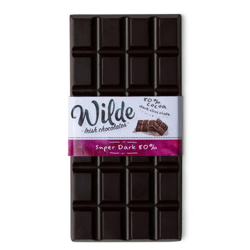 Wilde Irish Chocolates Super Dark 80% Chocolate Bar