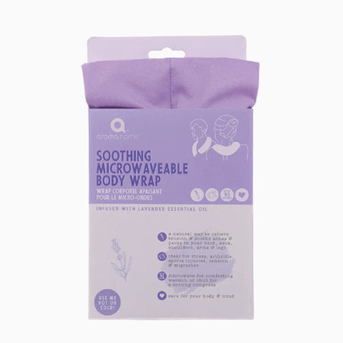 Aroma Home Lavender Soothing Microwavable Body Wrap