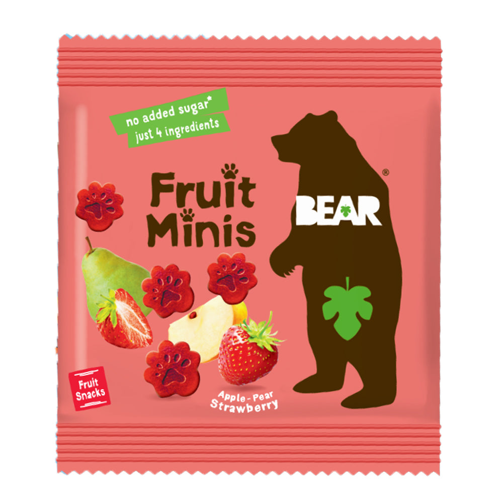 Bear Strawberry & Apple Fruit Minis- 20g