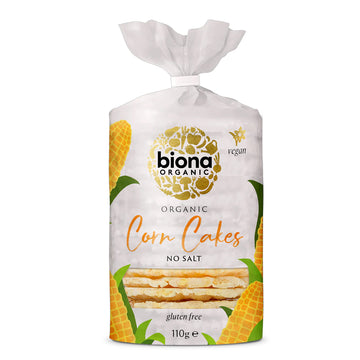 Biona Organic Corn Cakes With No Salt - 110g