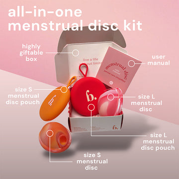 Bodyotics Comfidisc Menstrual Discs with Ring - Orange