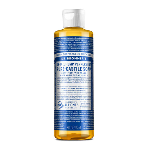 Dr. Bronner Peppermint Pure Castile Soap