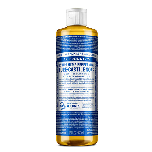 Dr. Bronner Peppermint Pure Castile Soap