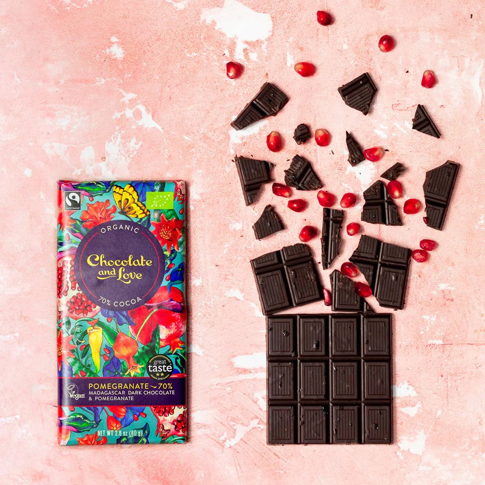 Chocolate & Love Dark Chocolate With Pomegranate