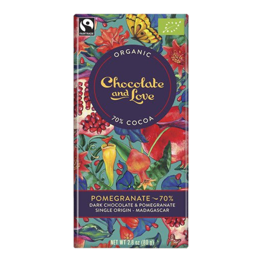 Chocolate & Love Dark Chocolate With Pomegranate