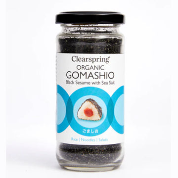 Clearspring Organic Gomashio - Black Sesame with Sea Salt