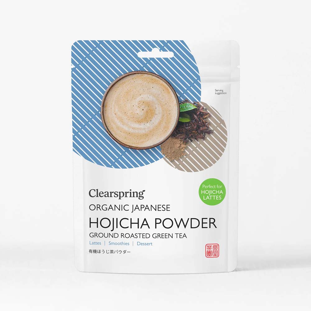 Clearspring Organic Japanese Hojicha Powder packaging