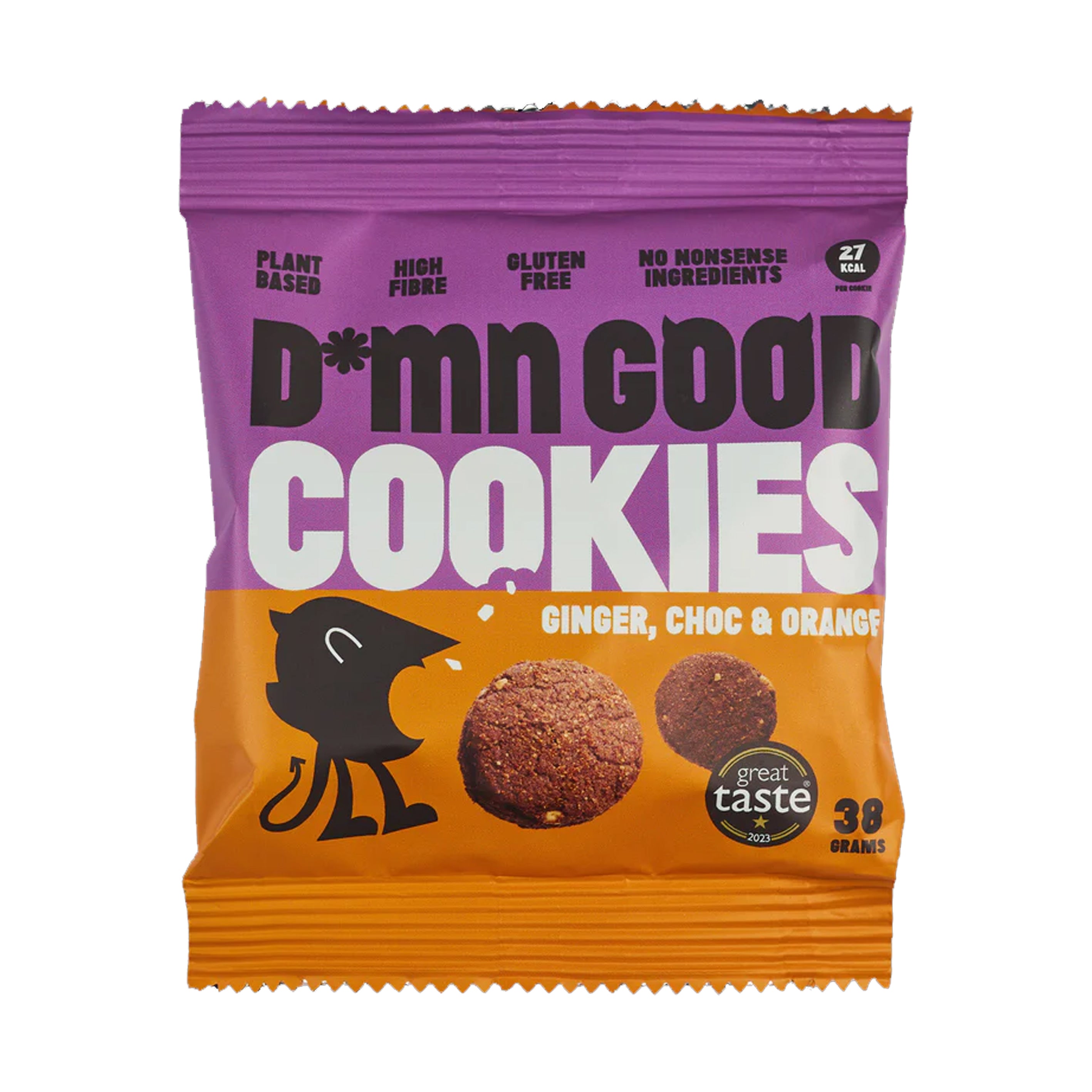 D*mn Good Ginger, Choc & Orange Cookies