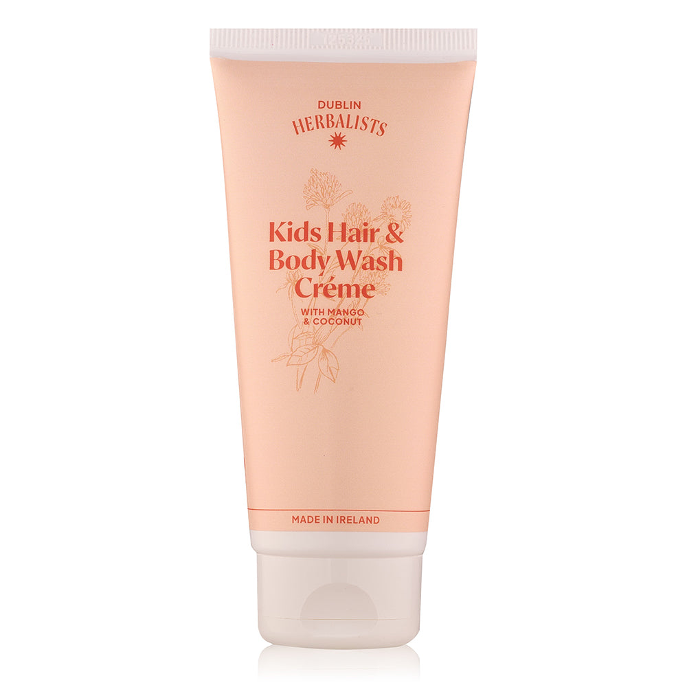 Dublin Herbalists Kids Gentle Hair and Body Wash Creme with Mango and Coconut