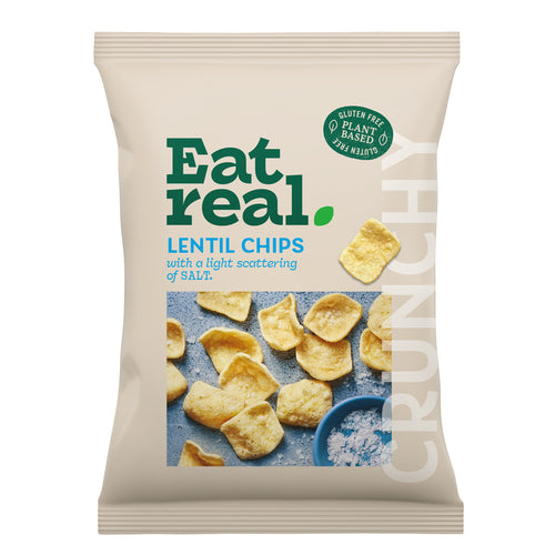 Eat Real Lentil Chips Salted