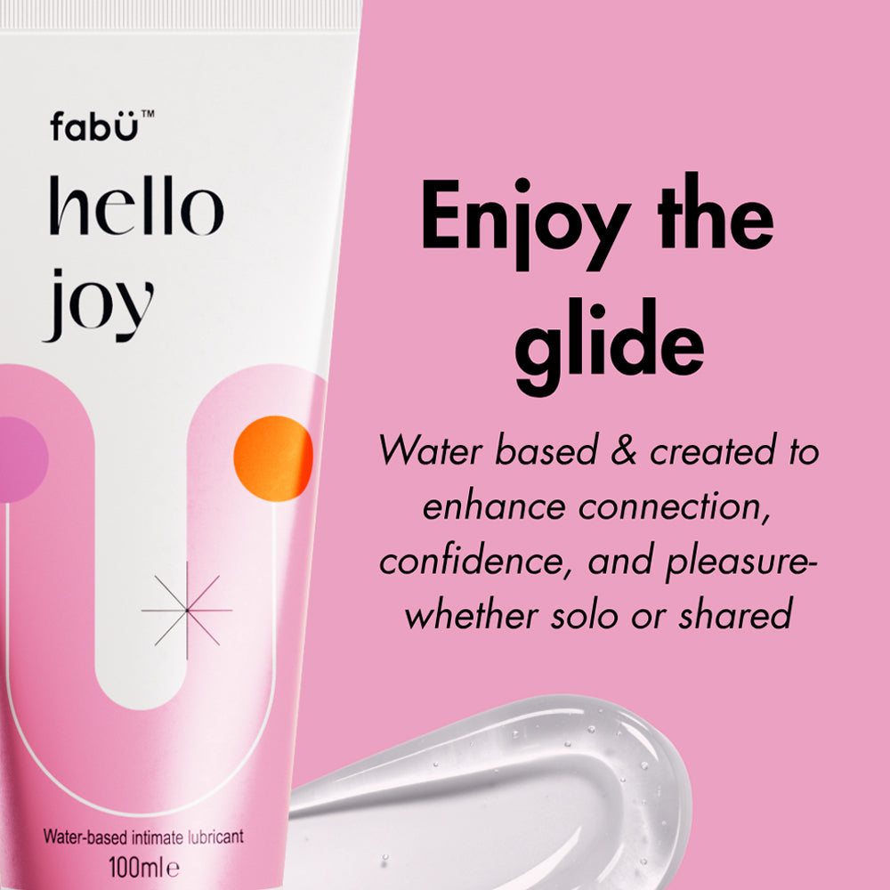 FabÜ Hello Joy Water-Based Intimate Lubricant