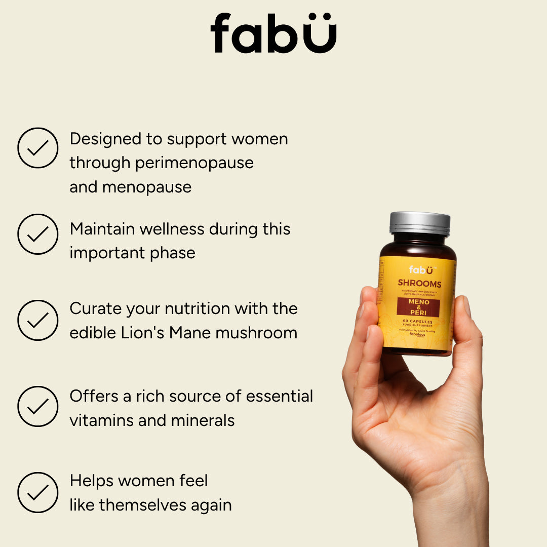 FabÜ Shrooms Meno & Peri - Evergreen Healthfoods