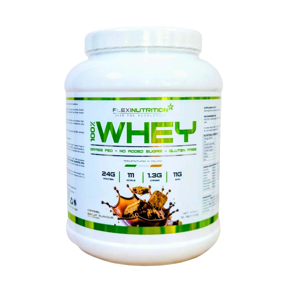 Flexi Nutrition Whey Protein Caramel Biscuit Flavour