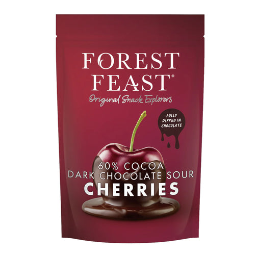 Forest Feast 60% Cocoa Dark Chocolate Sour Cherries