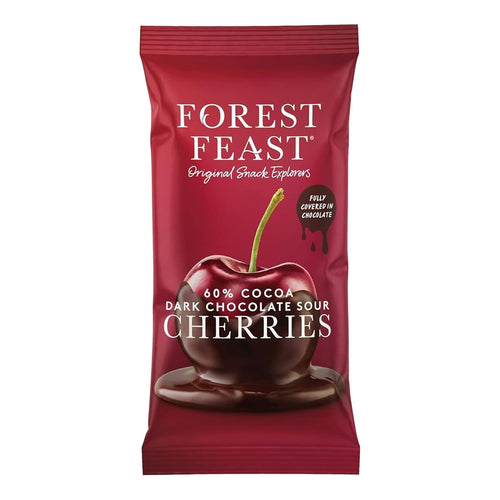 Forest Feast 60% Cocoa Dark Chocolate Sour Cherries