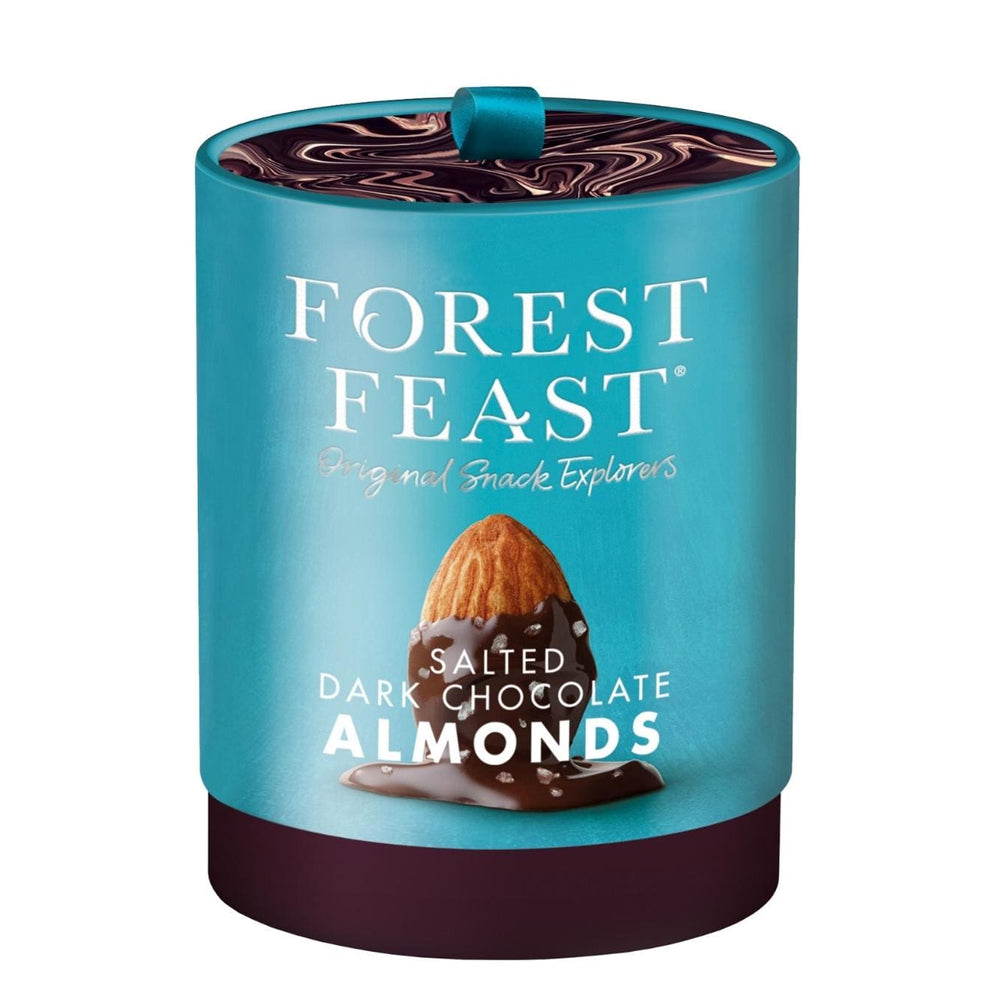 Forest Feast Salted Dark Chocolate Almonds Gift Cube