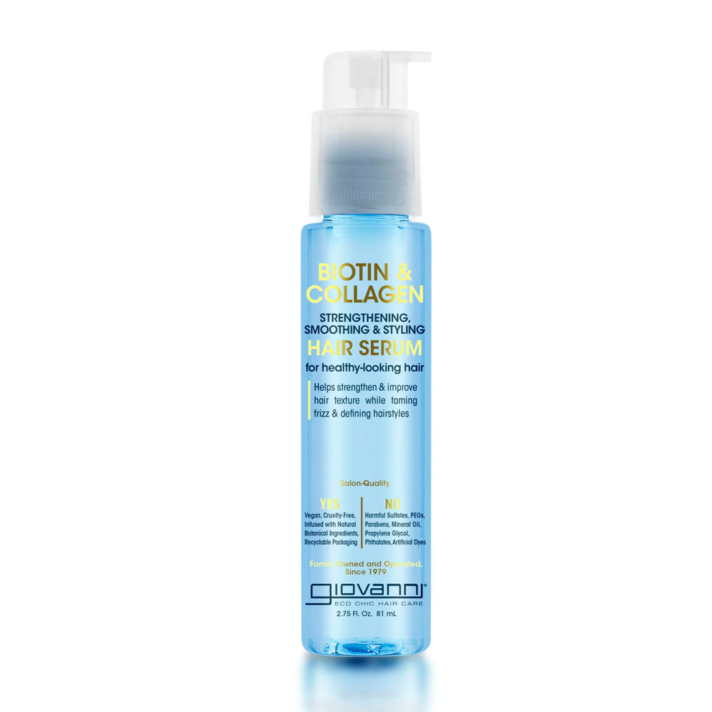 Giovanni Biotin & Collagen Strengthening, Smoothing & Styling Serum