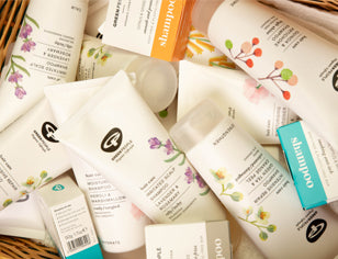 group of green people hair products
