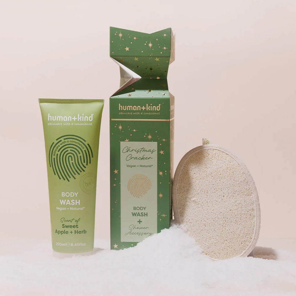 Human + Kind Body Wash & Shower Accessory Christmas Cracker
