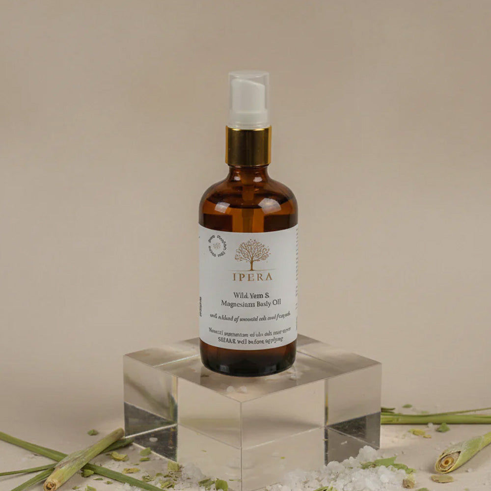 Ipera Wild Vena & Magnolia Body Oil spray bottle.