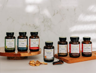 Irish Botanica Mushroom supplement collection