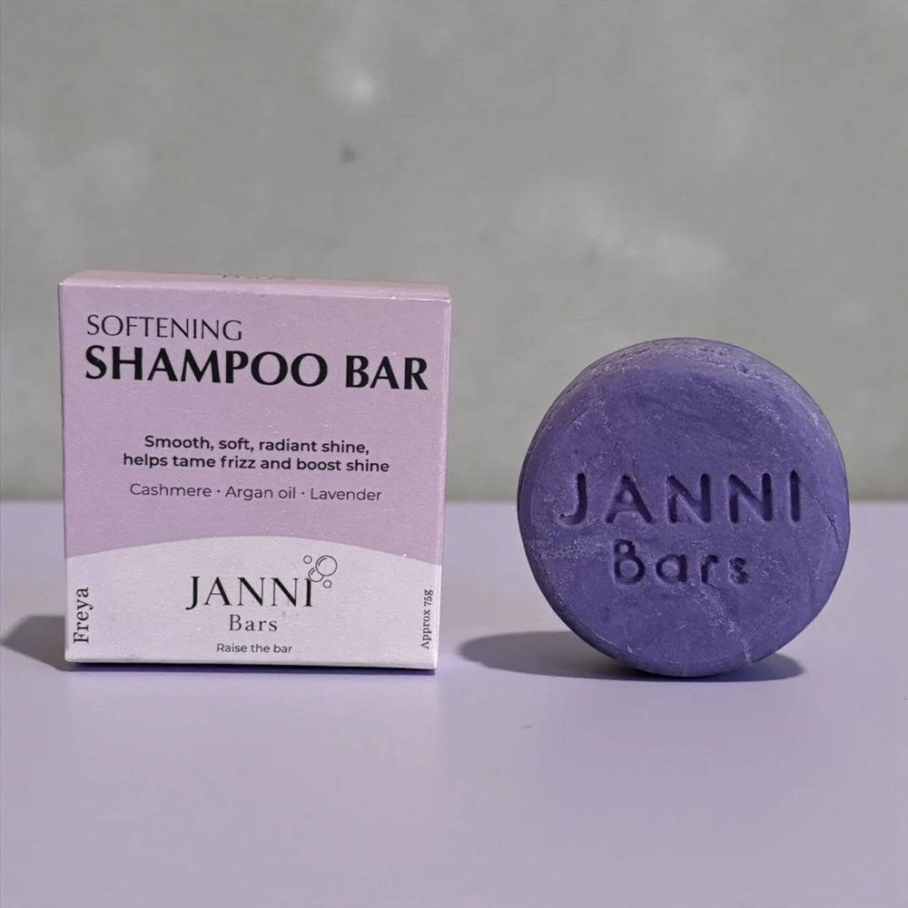 Janni Freya Softening Shampoo Bar packaging