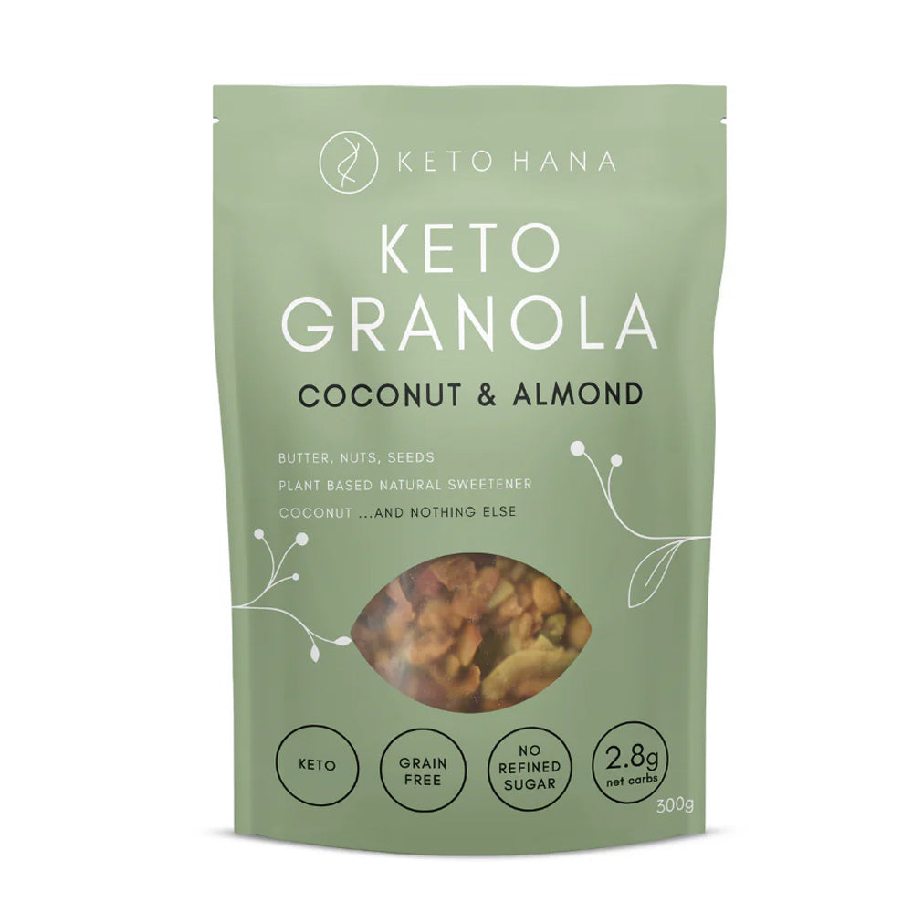 Keto Hana Coconut & Almond Butter Granola