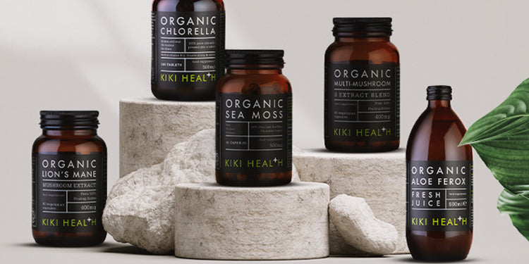 Kiki Health Supplement bottles
