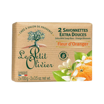 Le Petit Olivier Orange Blossom Soap Double Pack