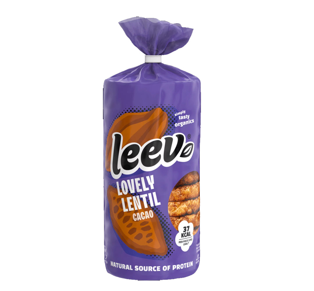 Leev Lovely Organic Lentil Cacao Cakes