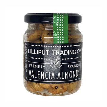 Lilliput Trading Co. Blanched Fried Valencia Almonds with Hot Paprika - Evergreen Healthfoods